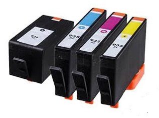 Compatible HP 934XL/935XL set of 4 Ink Cartridges